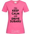 Women's T-shirt Drive Subaru heliconia фото