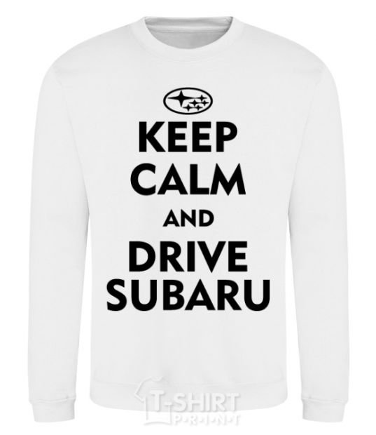 Свитшот Drive Subaru Белый фото