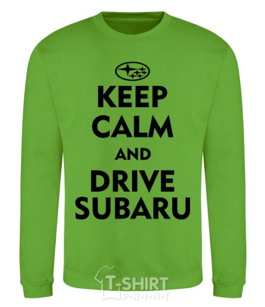 Свитшот Drive Subaru Лаймовый фото