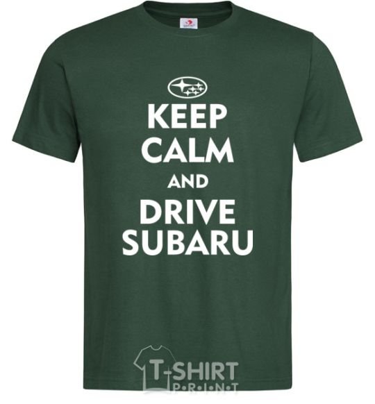 Мужская футболка Drive Subaru Темно-зеленый фото