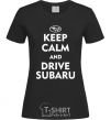 Women's T-shirt Drive Subaru black фото