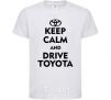 Kids T-shirt Drive Toyota White фото