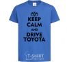 Kids T-shirt Drive Toyota royal-blue фото
