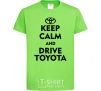 Kids T-shirt Drive Toyota orchid-green фото