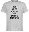 Men's T-Shirt Drive Toyota grey фото