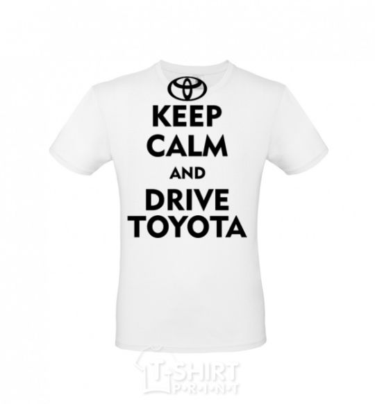 Men's T-Shirt Drive Toyota White фото