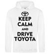 Men`s hoodie Drive Toyota White фото