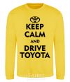 Sweatshirt Drive Toyota yellow фото
