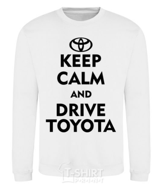 Sweatshirt Drive Toyota White фото
