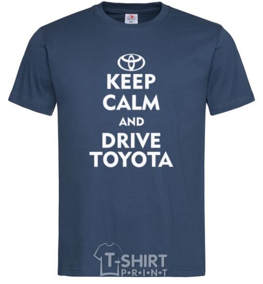 Men's T-Shirt Drive Toyota navy-blue фото