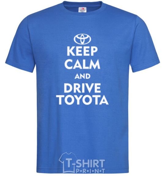 Men's T-Shirt Drive Toyota royal-blue фото