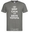 Men's T-Shirt Drive Toyota dark-grey фото