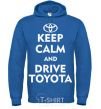 Men`s hoodie Drive Toyota royal фото