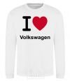 Sweatshirt I Love Vollkswagen White фото