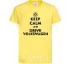Kids T-shirt Drive Volkswagen cornsilk фото
