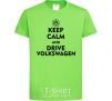 Детская футболка Drive Volkswagen Лаймовый фото