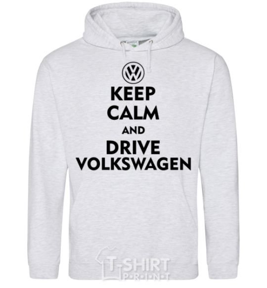 Men`s hoodie Drive Volkswagen sport-grey фото