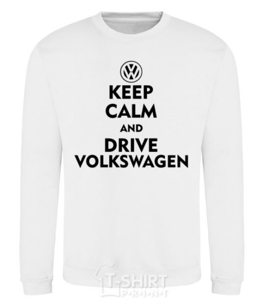 Sweatshirt Drive Volkswagen White фото