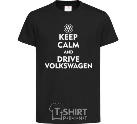 Kids T-shirt Drive Volkswagen black фото