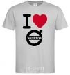 Men's T-Shirt I Love Volvo grey фото