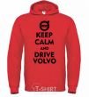 Men`s hoodie Drive Volvo bright-red фото