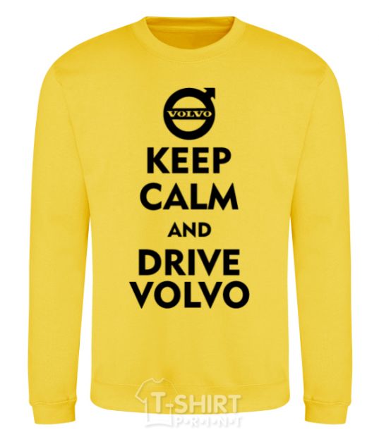 Sweatshirt Drive Volvo yellow фото