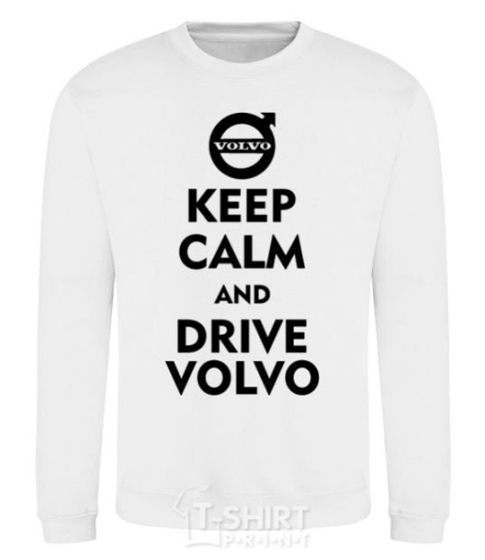 Sweatshirt Drive Volvo White фото