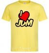 Мужская футболка I love JDM Лимонный фото