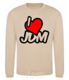 Sweatshirt I love JDM sand фото