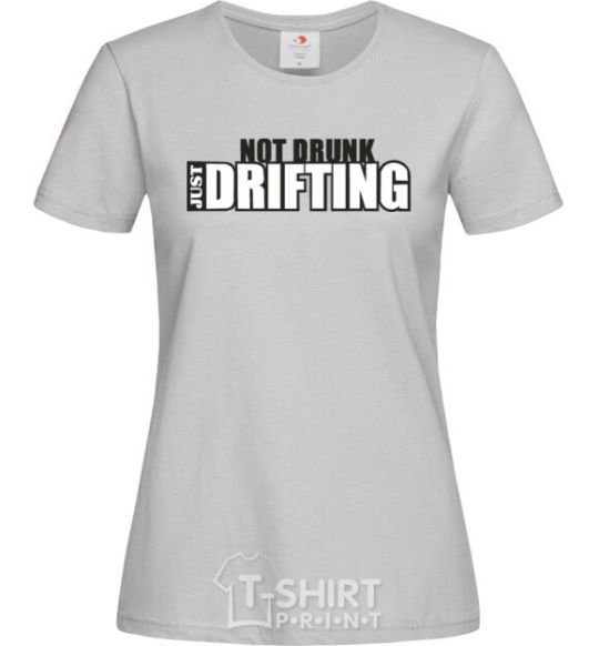 Women's T-shirt DRIFTING grey фото