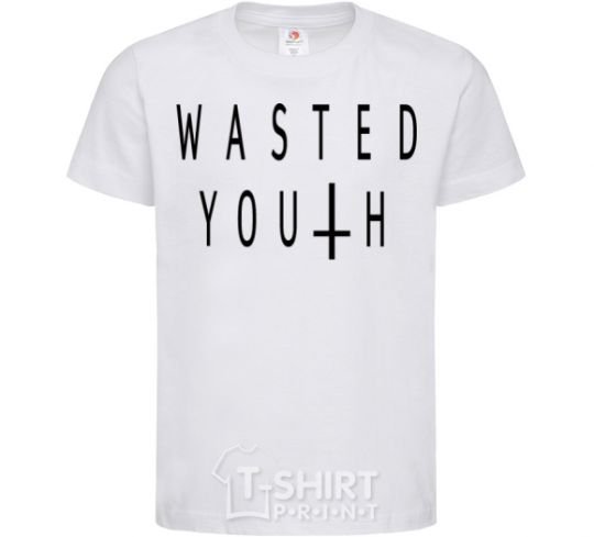 Kids T-shirt Wasted White фото