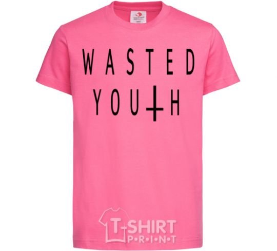 Kids T-shirt Wasted heliconia фото