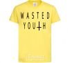 Kids T-shirt Wasted cornsilk фото