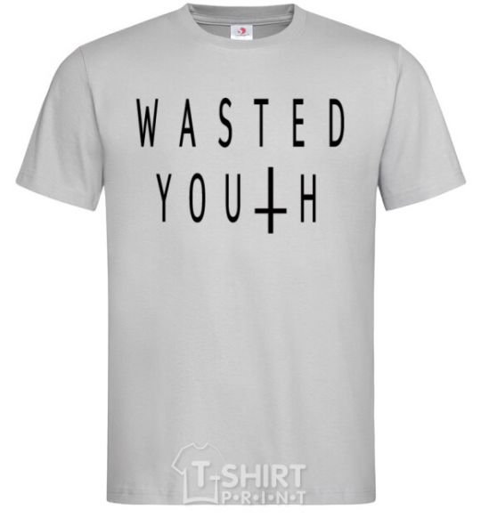 Men's T-Shirt Wasted grey фото