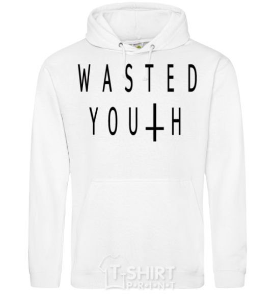 Men`s hoodie Wasted White фото