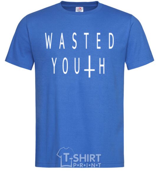 Men's T-Shirt Wasted royal-blue фото