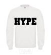 Sweatshirt Hype inscription White фото