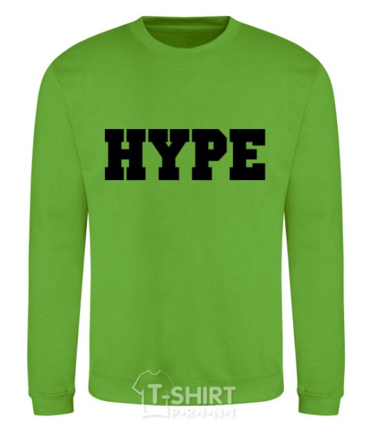 Sweatshirt Hype inscription orchid-green фото