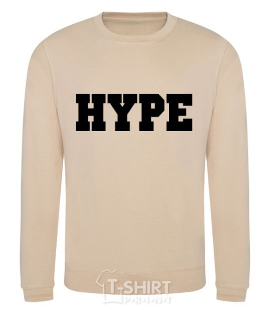 Sweatshirt Hype inscription sand фото