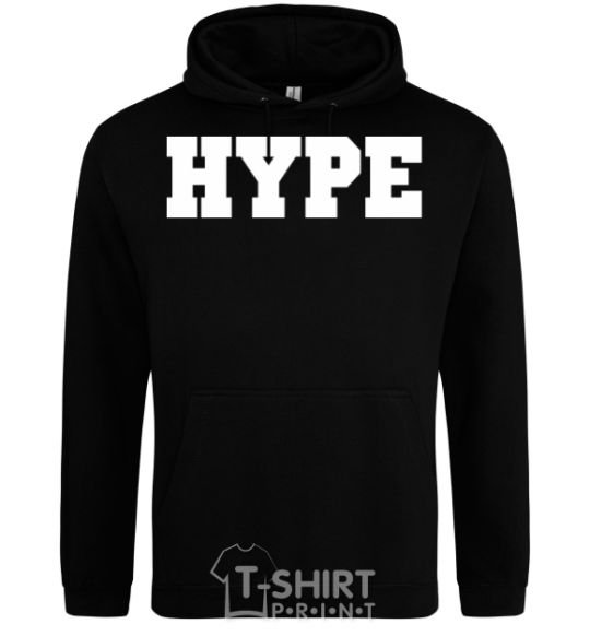 Men`s hoodie Hype inscription black фото