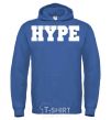 Men`s hoodie Hype inscription royal фото