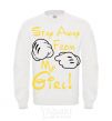 Sweatshirt Stay away from my girl White фото