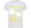 Kids T-shirt Stay away from my girl White фото