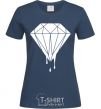 Women's T-shirt Brilliant navy-blue фото