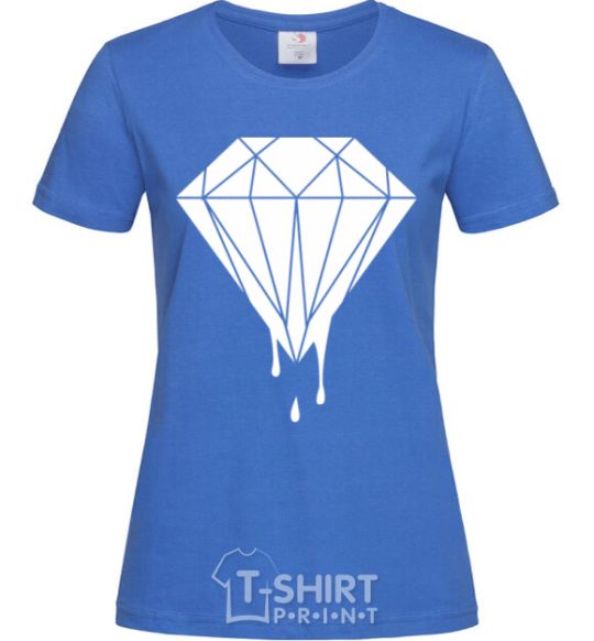 Women's T-shirt Brilliant royal-blue фото