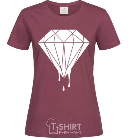 Women's T-shirt Brilliant burgundy фото