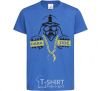 Kids T-shirt THE-DARK-SIDE-OF-SWAG royal-blue фото