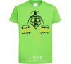 Kids T-shirt THE-DARK-SIDE-OF-SWAG orchid-green фото