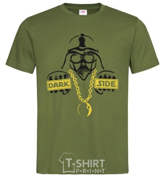 Men's T-Shirt THE-DARK-SIDE-OF-SWAG millennial-khaki фото