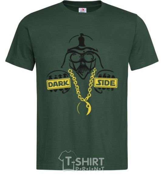 Men's T-Shirt THE-DARK-SIDE-OF-SWAG bottle-green фото